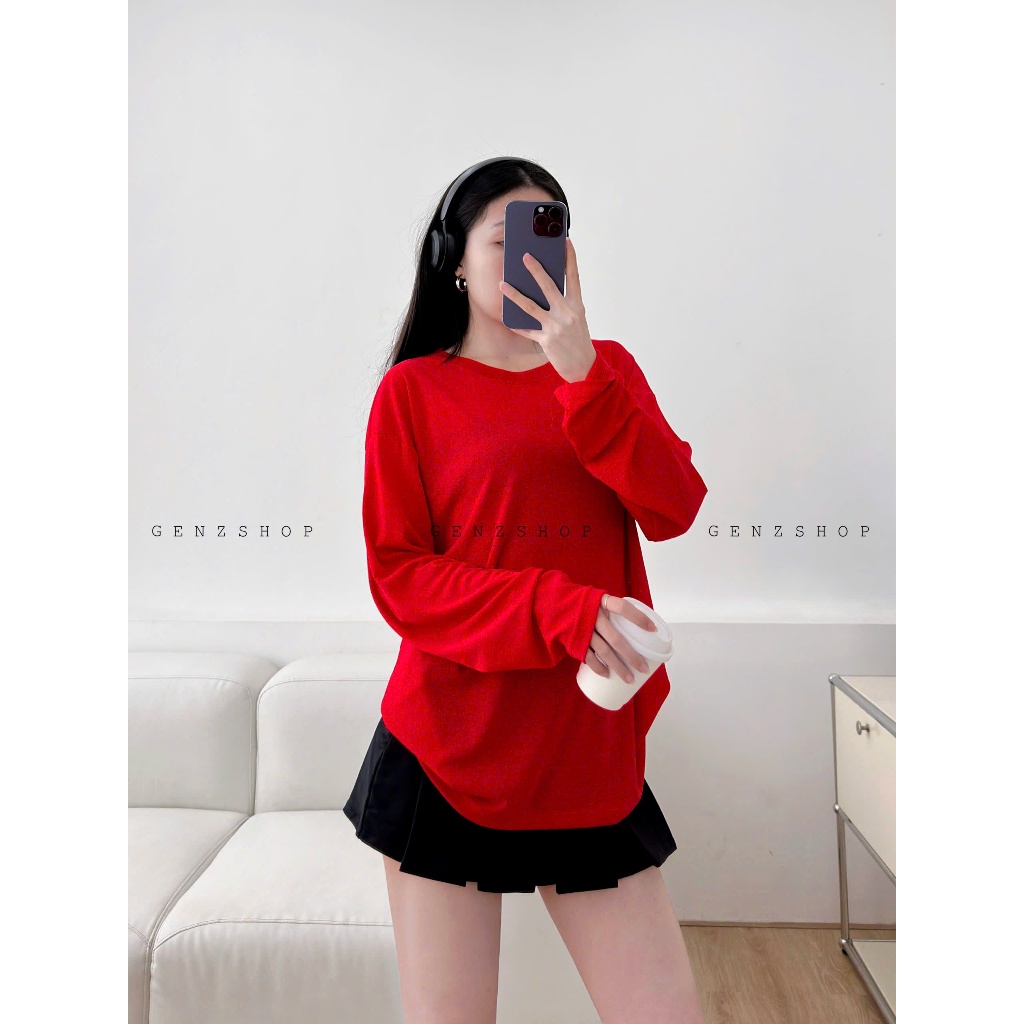 ÁO TAY DÀI THUN GIẤY (T.ẶNG ÁO ỐNG)  ĐI BIỂN, ĐI CHƠI HOTTREND MÙA HÈ 2025 | BigBuy360 - bigbuy360.vn