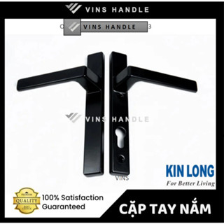 TAY NẮM KHOÁ cửa đi KINLONG dùng cho cửa nhôm XingFa (có kèm trục vít) - Tay nắm khoá đơn điểm, khoá đa điểm KinLong
