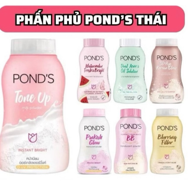 Phấn rôm trang điểm Ponds Thái Lan 50g