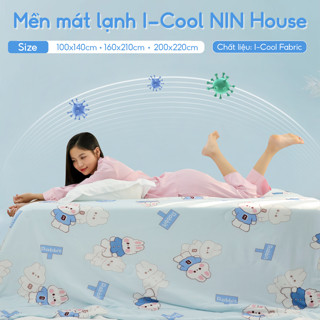 [CHĂN HÈ MÁT LẠNH] Mền lạnh I Cool Advance NIN House | Chăn mền Ice silk siêu mát lạnh cao cấp đủ màu sắc 1m6, 2m