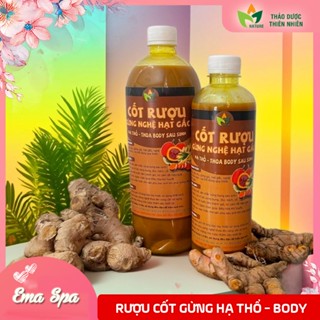 Rượu Gừng Nghệ Gấc Hạ Thổ THOA BODY | Giảm Thâm Da, Rạn Da Sau Sinh, Nám Da, Dưỡng Trắng