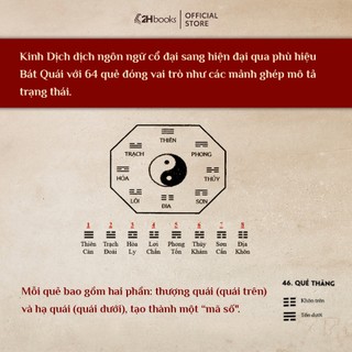 Sách Kinh dịch trọn bộ Ngô Tất Tố (Bìa cứng), 64 quẻ kinh dịch, Nhập môn xem bài kinh dịch, 2H Books