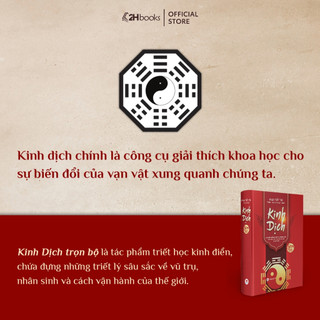 Sách Kinh dịch trọn bộ Ngô Tất Tố (Bìa cứng), 64 quẻ kinh dịch, Nhập môn xem bài kinh dịch, 2H Books