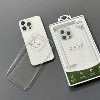 [ Đã có iP 16 ] Ốp memumi trong suốt có bảo vệ camera dành cho iPhone 13 đến 16 Pro Max