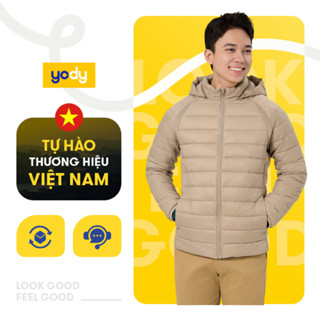 [SALE 20-30%] Áo phao nam YODY phối nỉ 4S pro Siêu ấm Siêu nhẹ Siêu gọn Siêu Thoải mái PHM7005