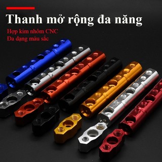 Thanh nối mở rộng bằng hợp kim nhôm CNC gắn gương chiếu hậu xe máy chất lượng cao đa năng 10 cm 12 cm siêu tiện lợi