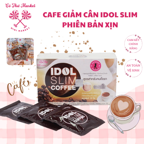 [ HÀNG CHUẨN XỊN ]  Cà Phê Giảm Cân Idol Slim x2 Coffee Hàng Nội Địa Thái Lan - CÔ THƯ MARKET