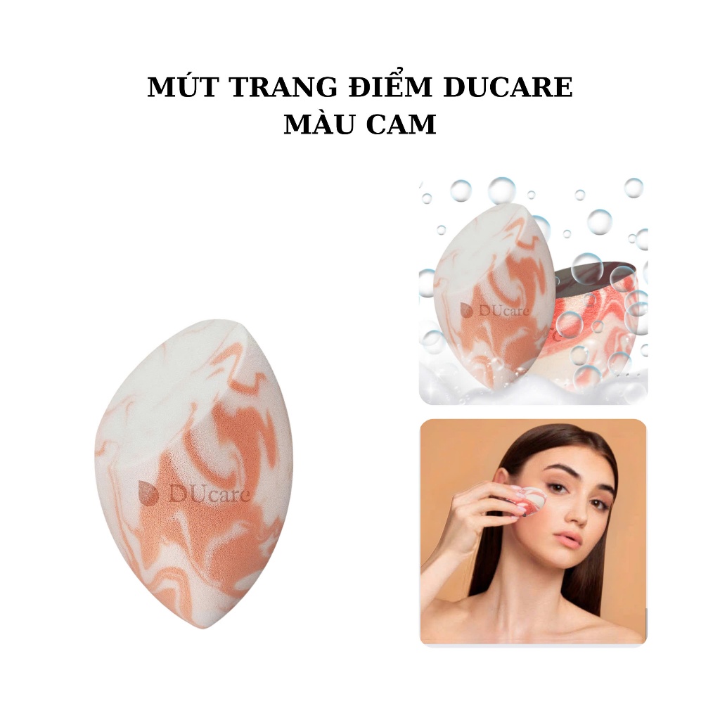 Mút Tán Kem Nền Đa Năng Ducare Màu Vân Cam