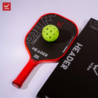 [Kèm bộ quà] Vợt Pickleball Wika Header chính hãng cao cấp Full box Carbon T1000 Độ nhám cao