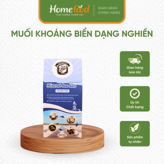  Muối khoáng biển dạng nghiền Homefood 500g – 100% muối biển thiên nhiên giàu khoáng chất 