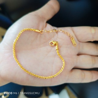 Lắc tay titan dạng bính xoắn
