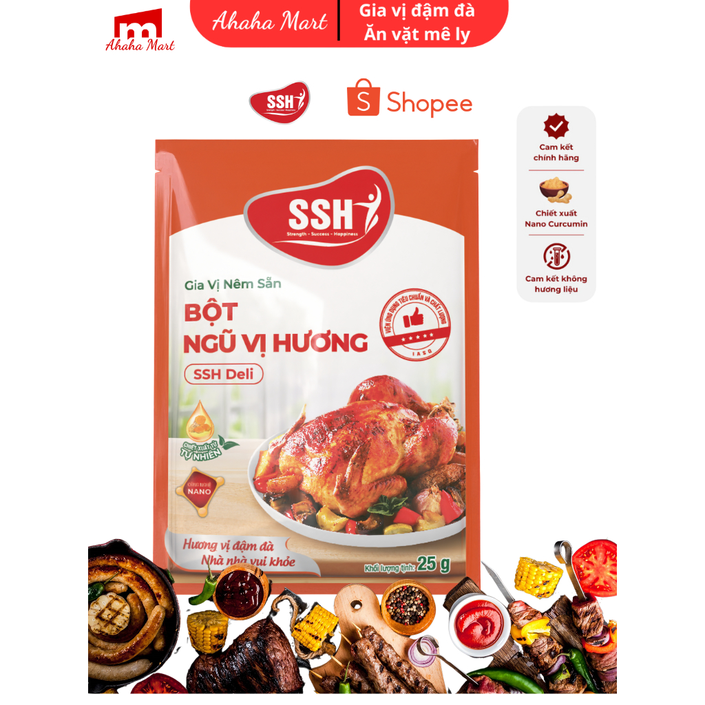 Gia Vị Nêm Sẵn Bột Ngũ Vị Hương SSH Deli