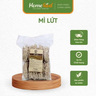  Mì lứt Homefood 500g – Mì sạch nguyên cám không chiên không chất bảo quản giữ dáng giảm cân 