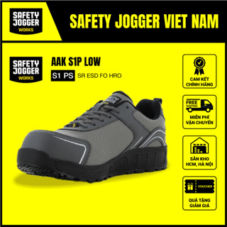 [CHÍNH HÃNG] Giày Bảo Hộ Safety Jogger AAK S1P Siêu Nhẹ, Êm Chân, Chống Trơn Trượt, Chống Tĩnh Điện
