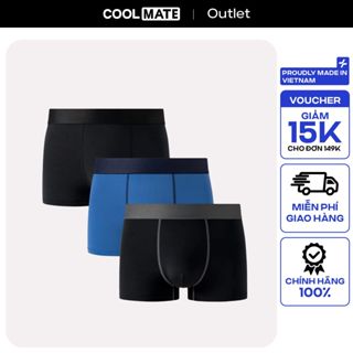 [Mua 2 giảm 10%] Combo 3 Quần Lót Nam Trunk Function Thoáng mát Coolmate