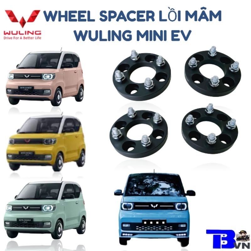 WHEEL SPACER LỒI MÂM WULING MINI EV HONGQUANG  [TRANBONVN]