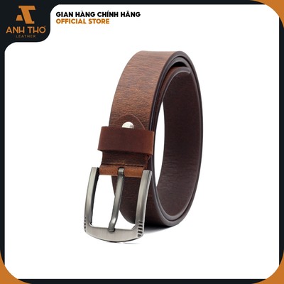 Thắt lưng nam da bò Anh Tho Leather - S4K-02 - Da bò sáp
