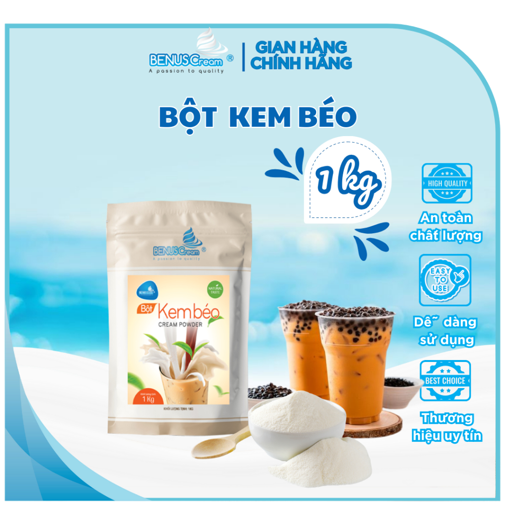 BỘT KEM BÉO BENUSCream - 1kg
