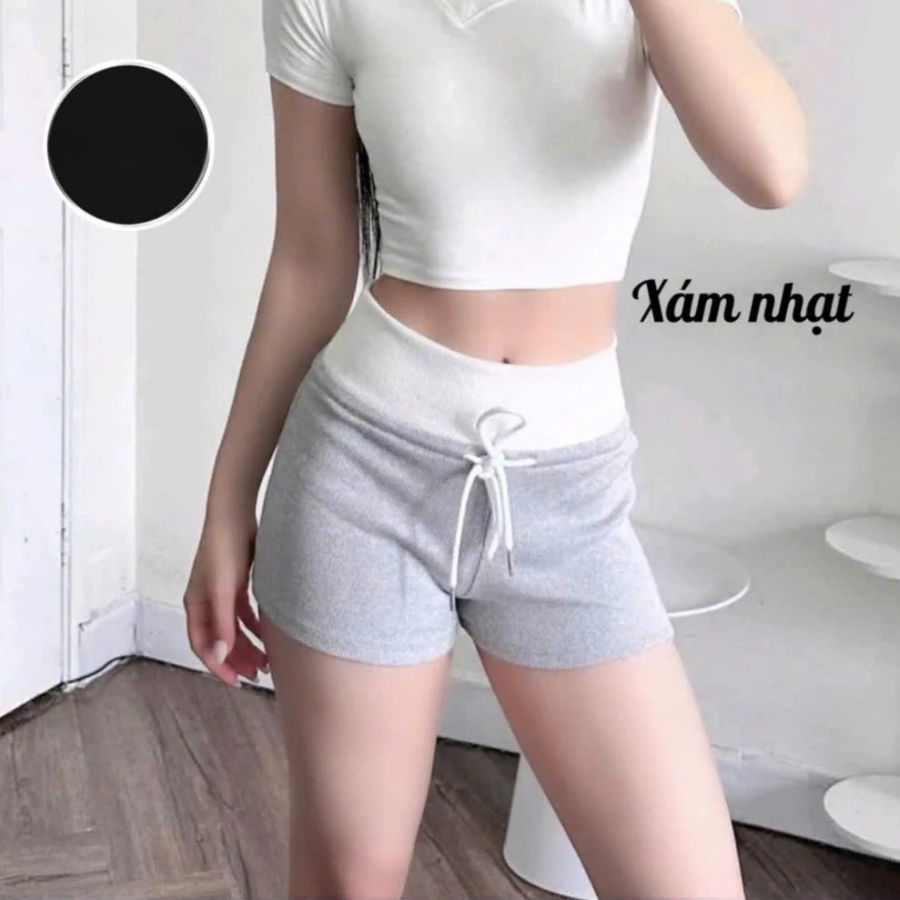 Combo 3 Quần Short Nữ Quần Ôm Body Đùi Nữ Vải Tăm Lạnh Tôn Dáng 3 Màu | BigBuy360 - bigbuy360.vn