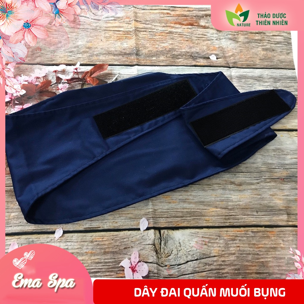 Đai Quấn Muối Thảo Dược Sau Sinh, Túi Chườm Muối bằng Vải kate mịn, bền, thời trang cho Mom Sau sinh