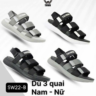 Sandal TRiWin 3 quai dù, Đế phylon siêu nhẹ -  DÉP QUAI HẬU NAM HÀNG VNXK (SW22-B)