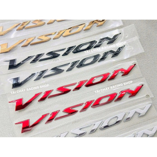 [ 1 CẶP ] TEM NỔI VISION ĐỜI 2015 - 2020 DÁN ỐP SƯỜN