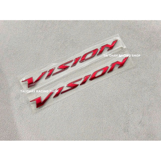 [ 1 CẶP ] TEM NỔI VISION ĐỜI 2015 - 2020 DÁN ỐP SƯỜN
