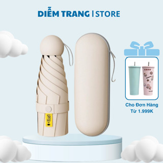 Ô Dù Mini Didooglt để túi siêu gọn - Ô gấp gọn nhỏ ngắn cao cấp ( Hàng Đẹp )