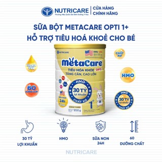 [HSD T4-2028] [Mẫu Mới] Sữa Bột Nutricare MetaCare Opti 1+ 850g [Cho Bé Từ 1-2 Tuổi].