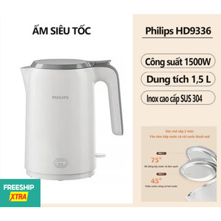 ẤM NƯỚC SIÊU TỐC PHILIPS HD9316/ 9336 , DUNG TÍCH 1.7 LÍT