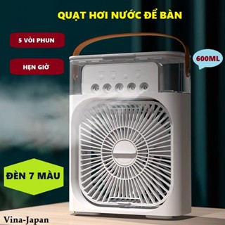 Quạt tích điện cao cấp HelloSumer xoay 270 độ - quạt để bàn động cơ chất lượng cao
