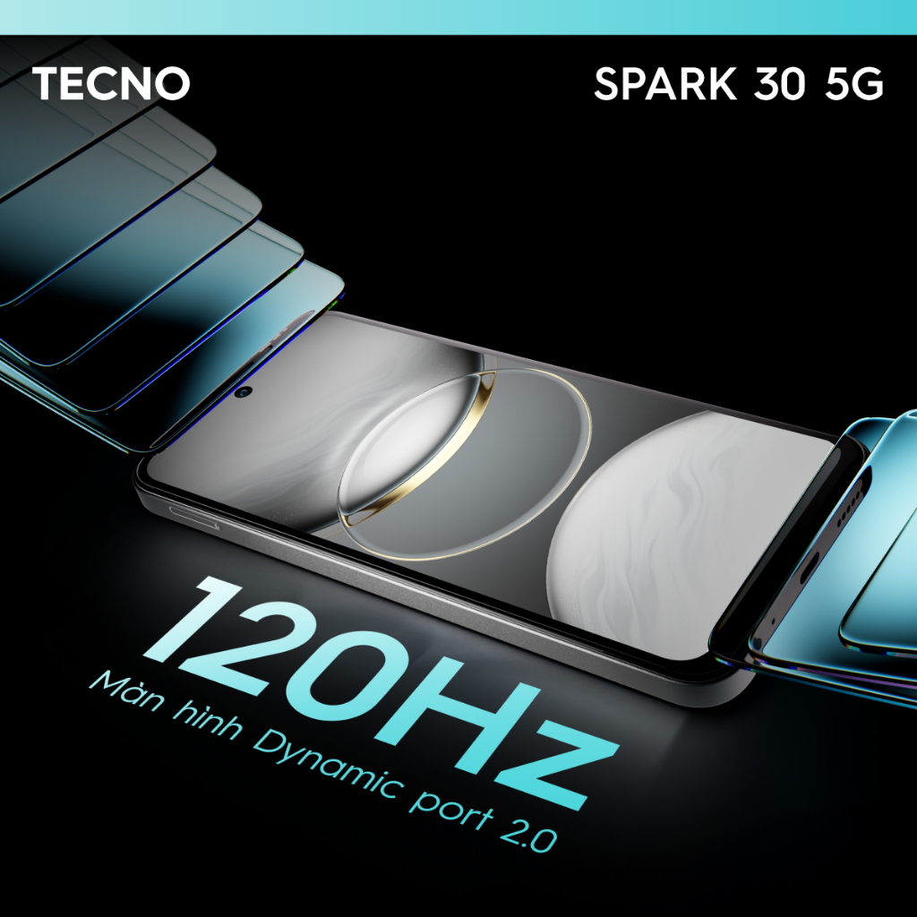 Điện Thoại Tecno Spark 30 5G | (6+6)GB/128GB | Camera 108MP | Màn Hình 6.67" 120Hz |Chính Hãng | BigBuy360 - bigbuy360.vn
