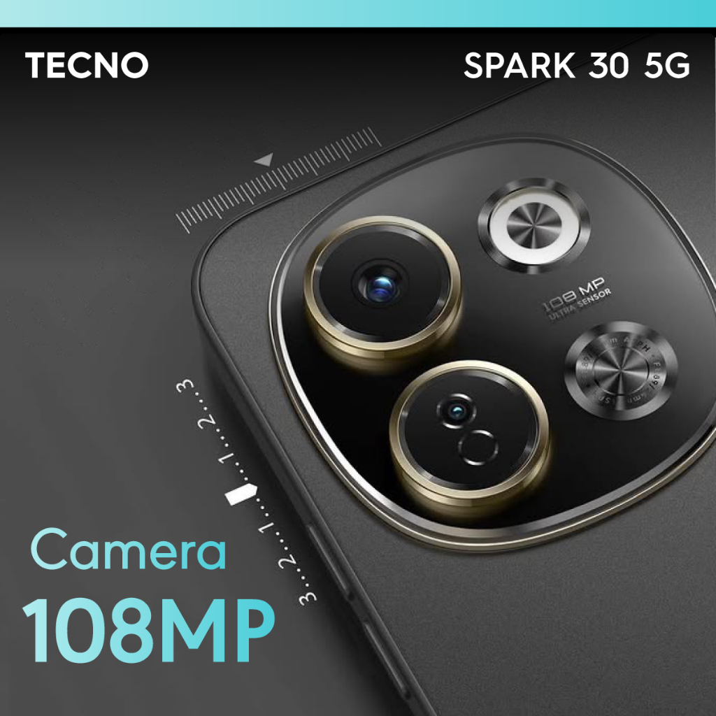 Điện Thoại Tecno Spark 30 5G | (6+6)GB/128GB | Camera 108MP | Màn Hình 6.67" 120Hz |Chính Hãng | BigBuy360 - bigbuy360.vn