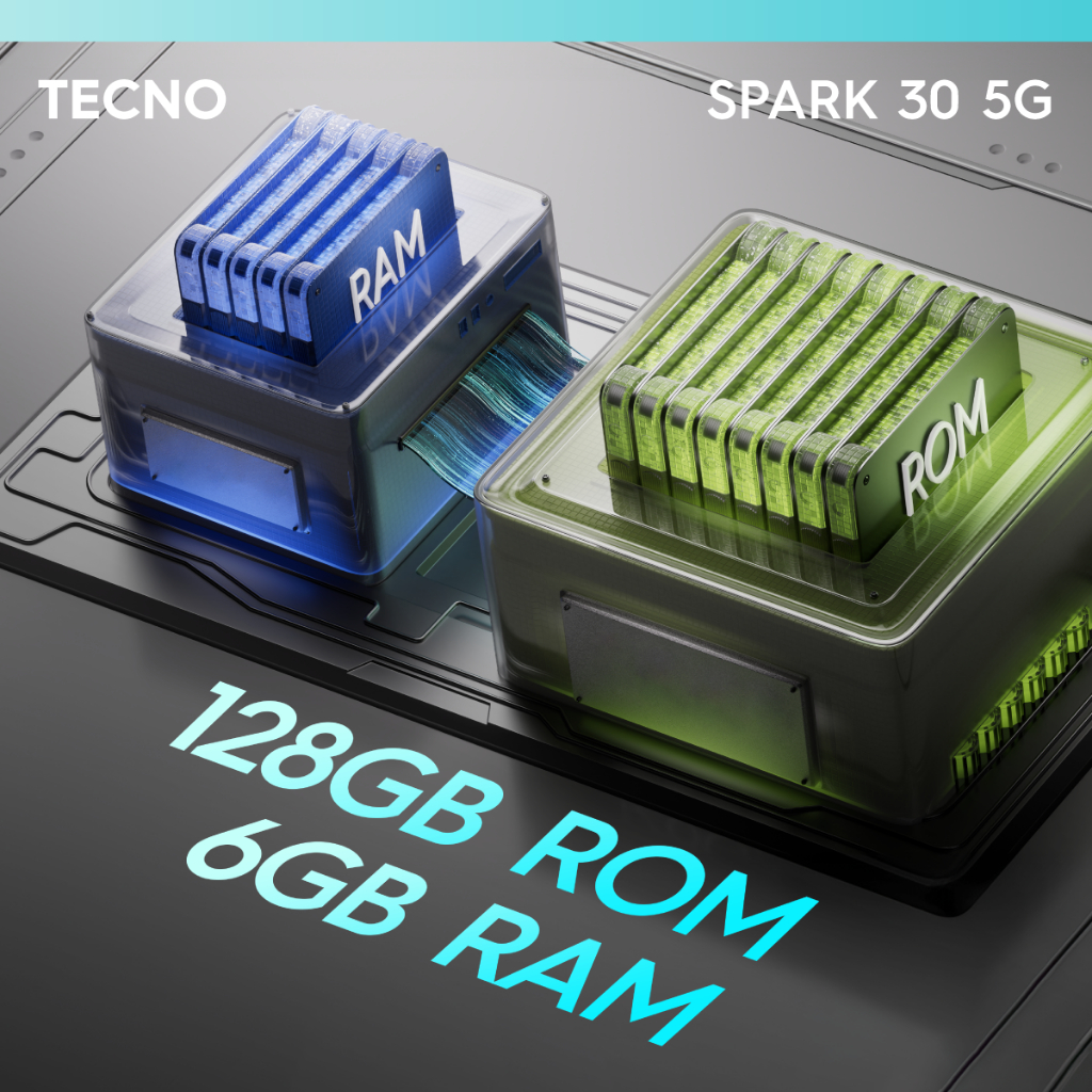 Điện Thoại Tecno Spark 30 5G | (6+6)GB/128GB | Camera 108MP | Màn Hình 6.67" 120Hz |Chính Hãng | BigBuy360 - bigbuy360.vn
