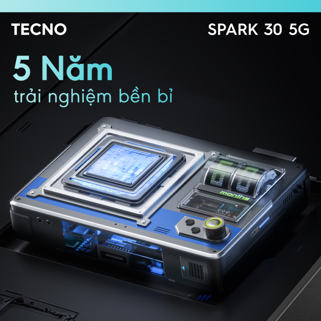 Điện Thoại Tecno Spark 30 5G | (6+6)GB/128GB | Camera 108MP | Màn Hình 6.67" 120Hz |Chính Hãng | BigBuy360 - bigbuy360.vn