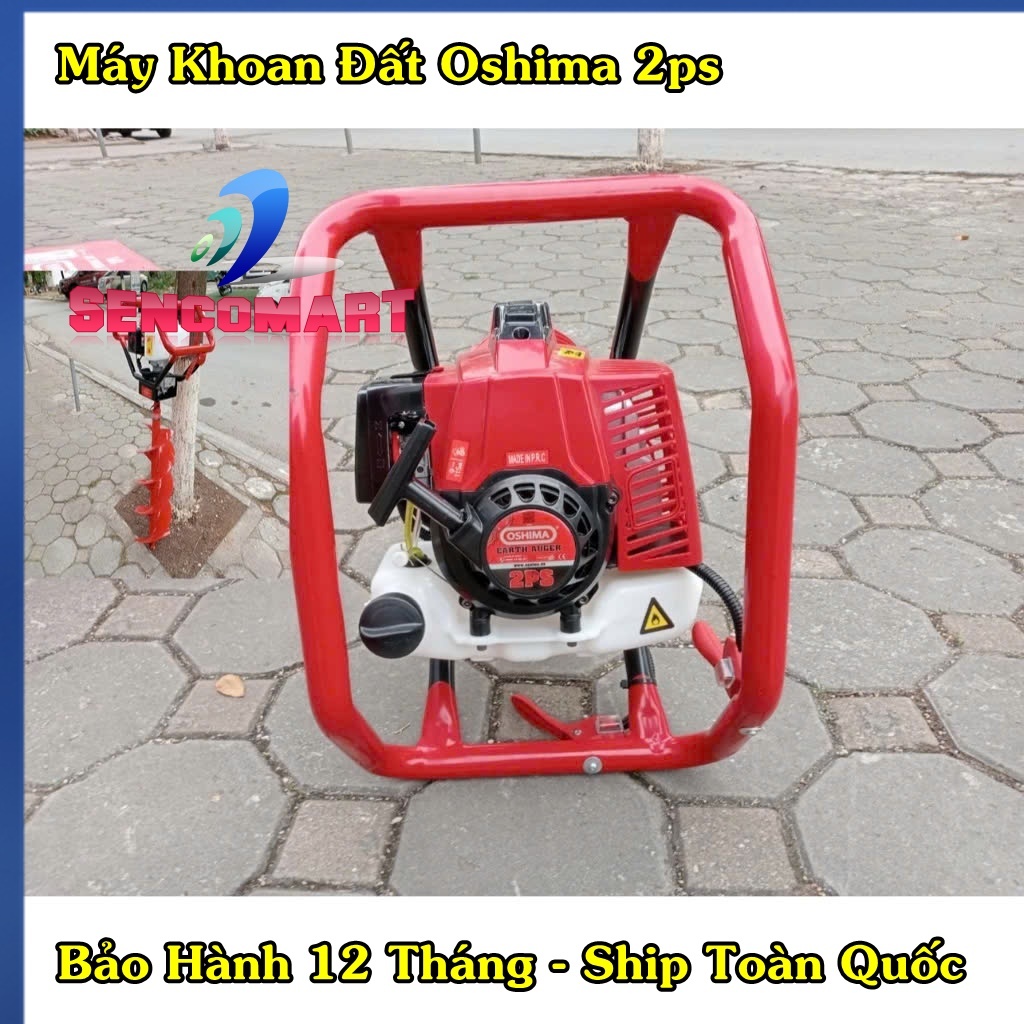 Máy khoan đất oshima 2ps kèm mũi 15 hoặc 10 tại hà nam