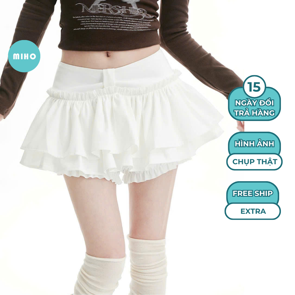 Chân váy tầng xoè nơ Miho House