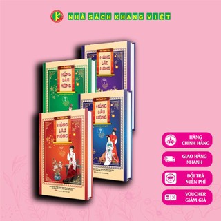 Sách - hồng lâu mộng trọn bộ 4 tập