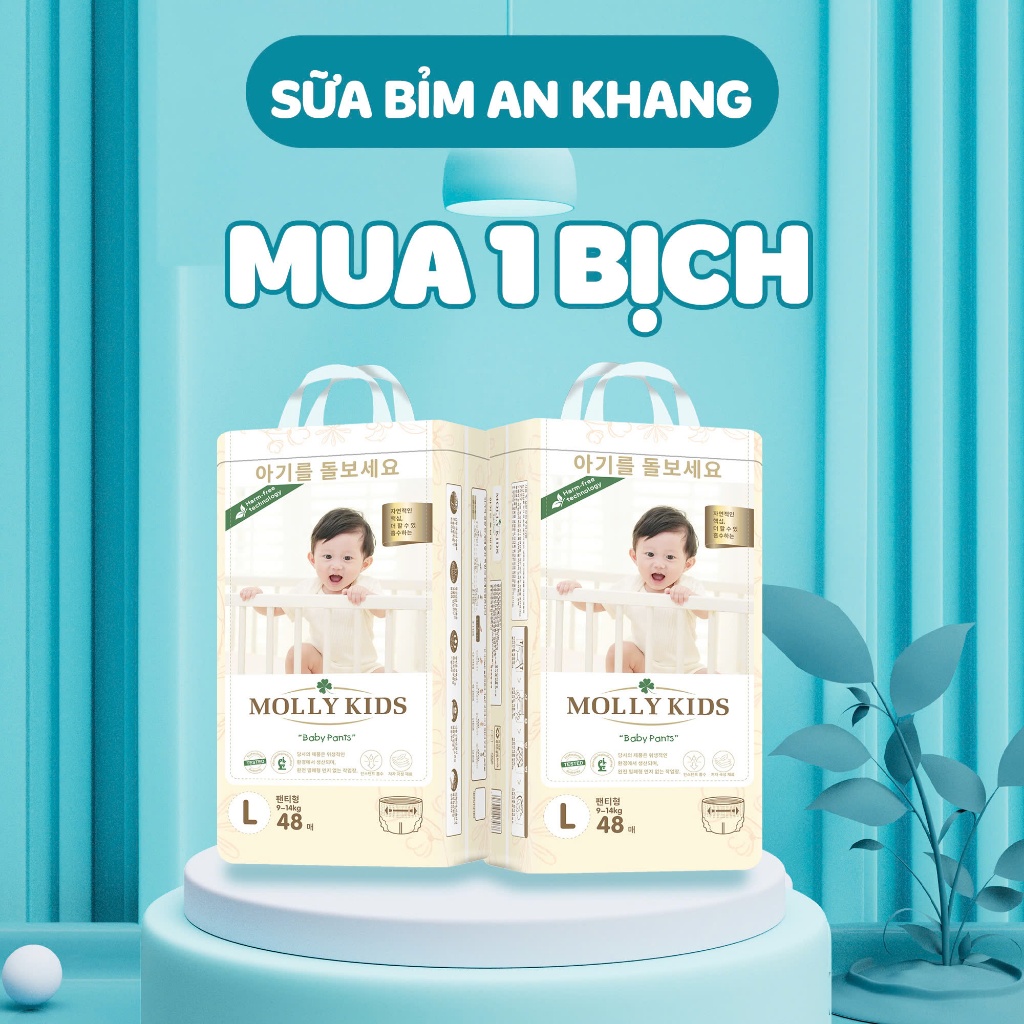 Tã Bỉm Dán/ Quần MOLLY KIDS Cao Cấp Cho Bé