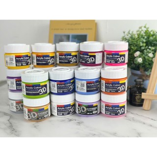 Màu Acrylic 3D 100ml Cao Cấp Vẽ Trên Mọi Chất Liệu