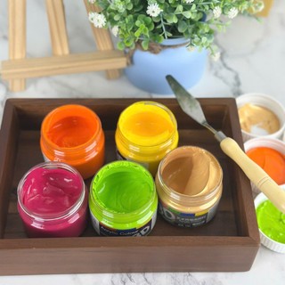 Màu Acrylic 3D 100ml Cao Cấp Vẽ Trên Mọi Chất Liệu