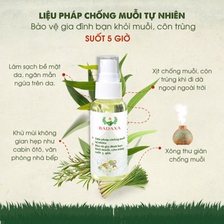 Badaxa Thảo Dược Chống Muỗi - 50ml