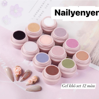  Gel khô nặn hoa HONEY GIRL set 12 màu 