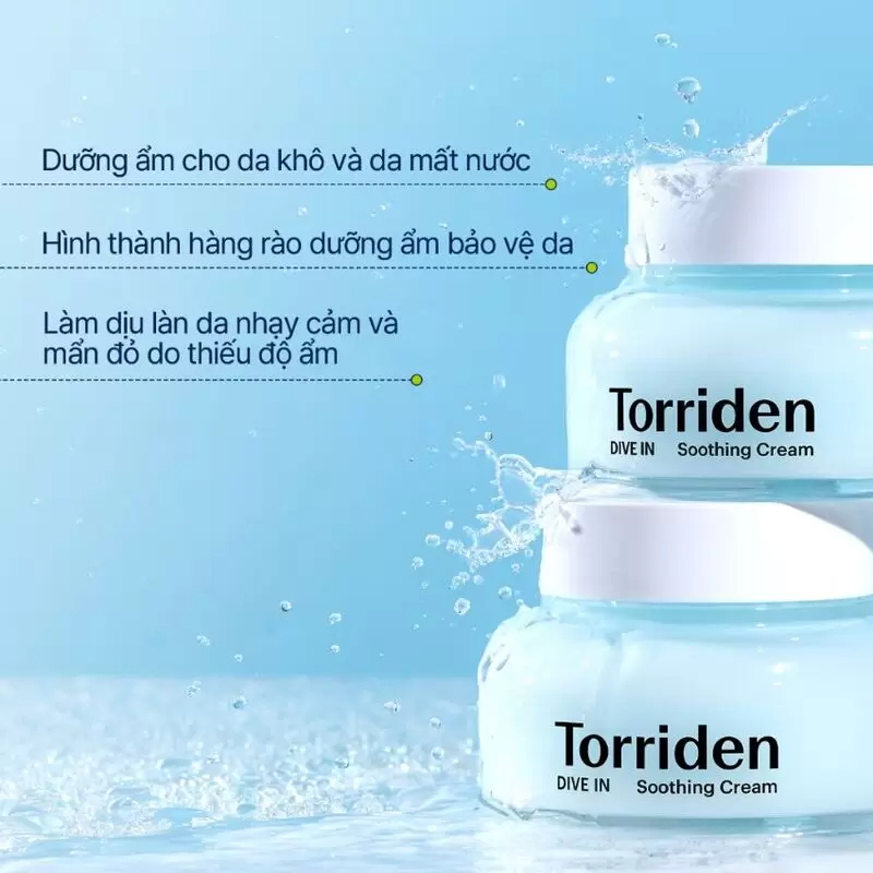 Kem Dưỡng Torriden Dưỡng Ẩm Làm Dịu Da Dive In Hyaluronic Acid 100ml Cocolux