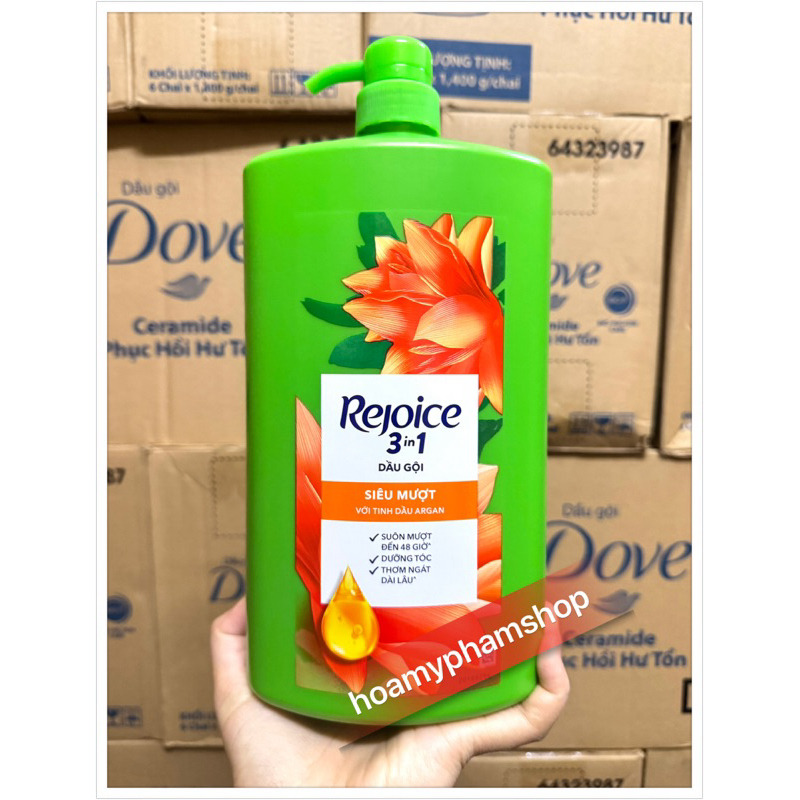 Dầu gội Rejoice 1.75l chai lớn Suôn mượt