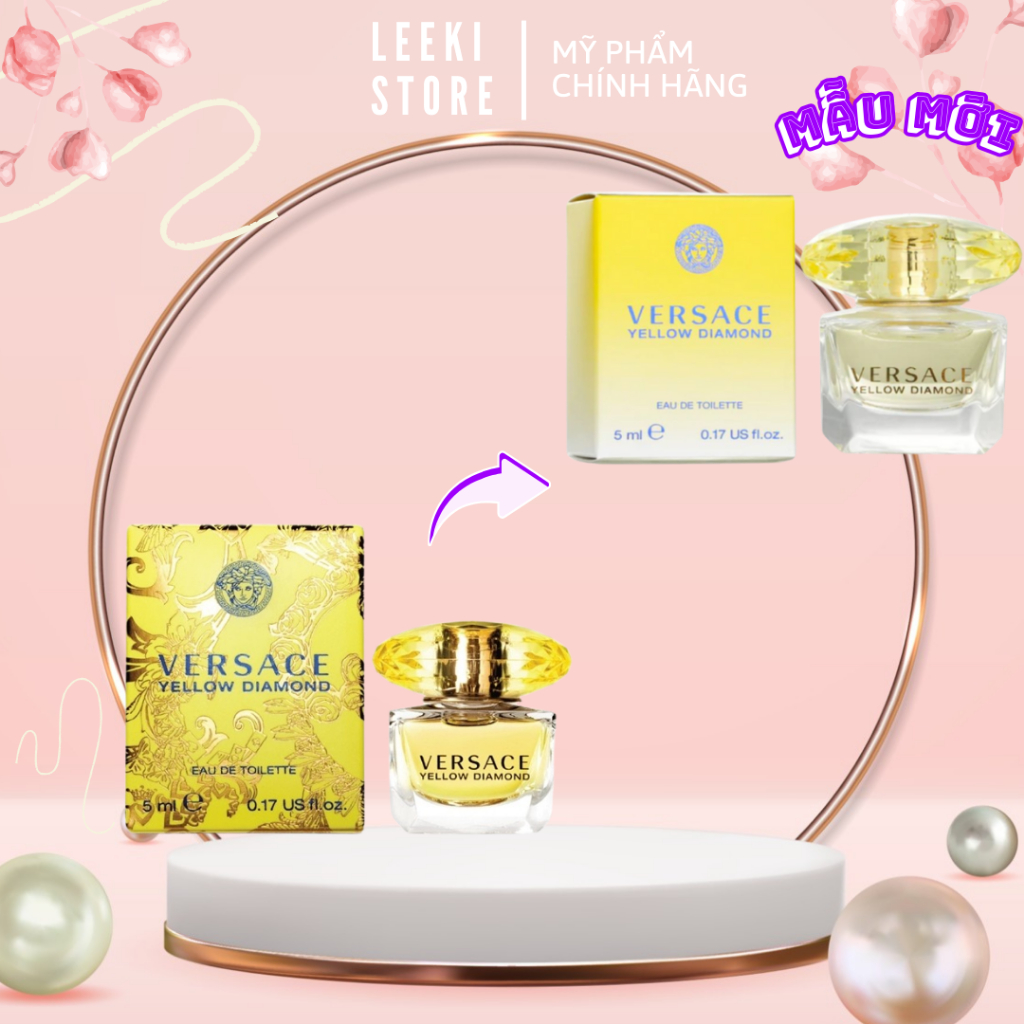 (MẪU MỚI) Nước hoa nữ VERSACE Yellow Diamond EDT 5ml