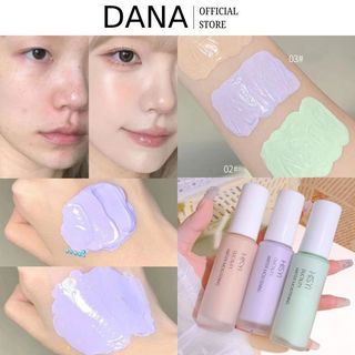  Kem lót trang điểm dưỡng ẩm làm sáng da nhẹ nhàng kem lót tím nâng tông makeup đẹp DANA 