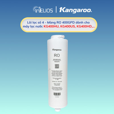 Lõi lọc số 4, màng RO KANGAROO 400GDP dànhh cho máy KG400HU, KG400US, KG400HD,...- Bảo hành 3 tháng