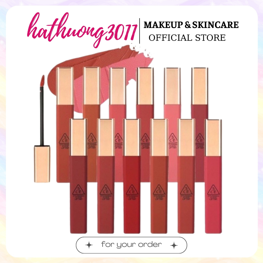 [ CÓ SẴN + BILL ] Son 3CE CLOUD LIP TINT