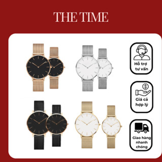 (Tặng vòng tay) Đồng hồ DW. thép  - Đồng hồ Daniel Wellington.  petite. Case 28mm-32mm, 3atm.